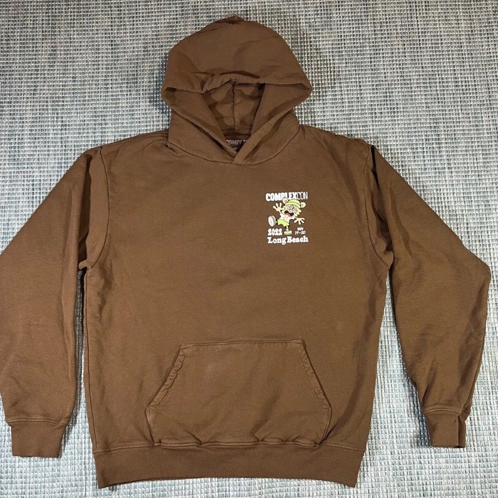 Complexcon 2022 Official Merch Verdy Hoodie Brown Long Beach XXLarge